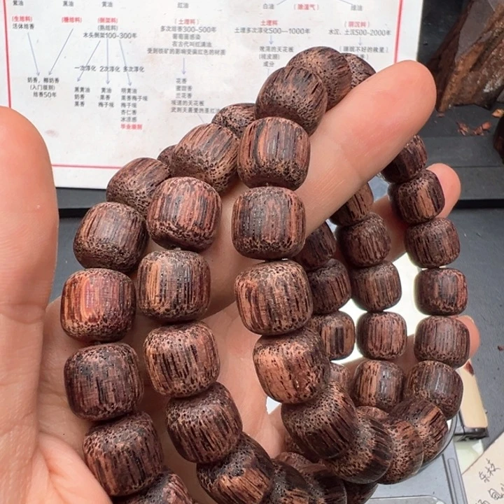 藤类缅甸东枝小叶降真香绿油软油麻丝1.2老型超一档爆结晶