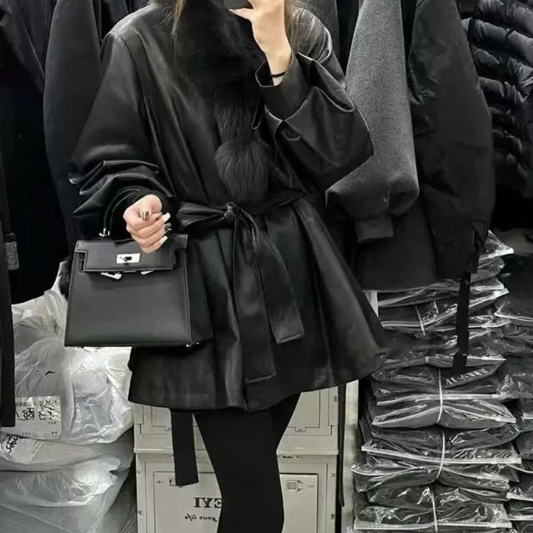 极光 独特美新年感羽绒外套女 60815