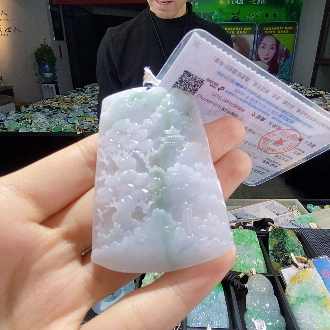 颈饰未镶嵌翡翠翡翠