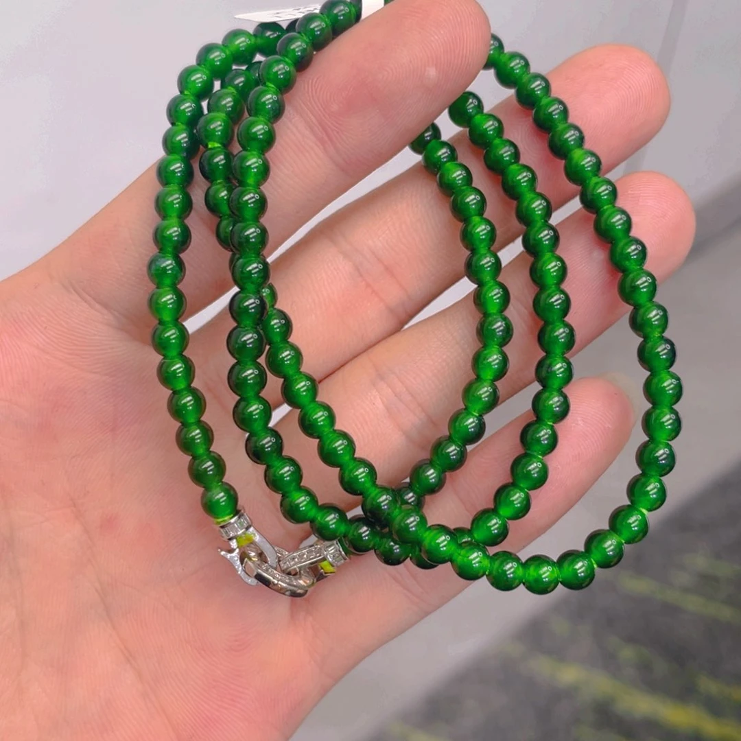 翡翠未镶嵌项链天然翡翠