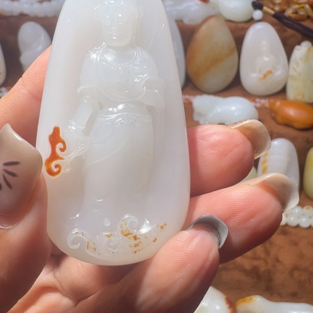 财***气颈饰未镶嵌和田玉