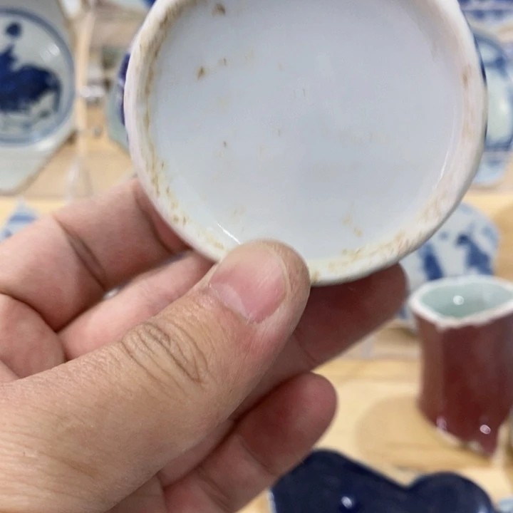 瓷片现代瓷器青花瓷片