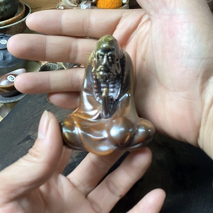 杯手工粗陶、柴烧茶器