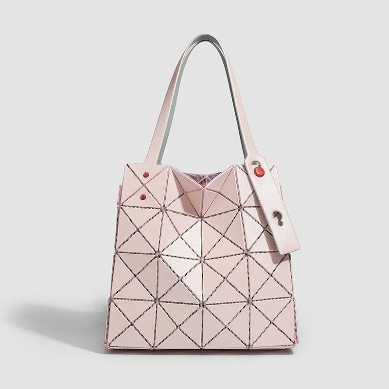 日本同款mini小方盒几何菱格包包女2025新款夏季手提包托特包