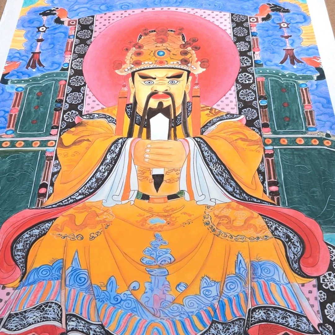 整***下国画孙老师龙五爷作品