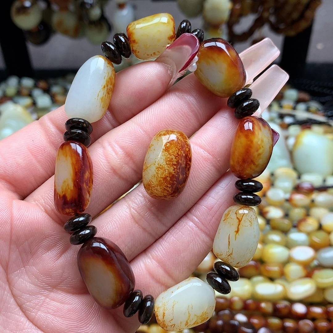 和田玉手链未镶嵌