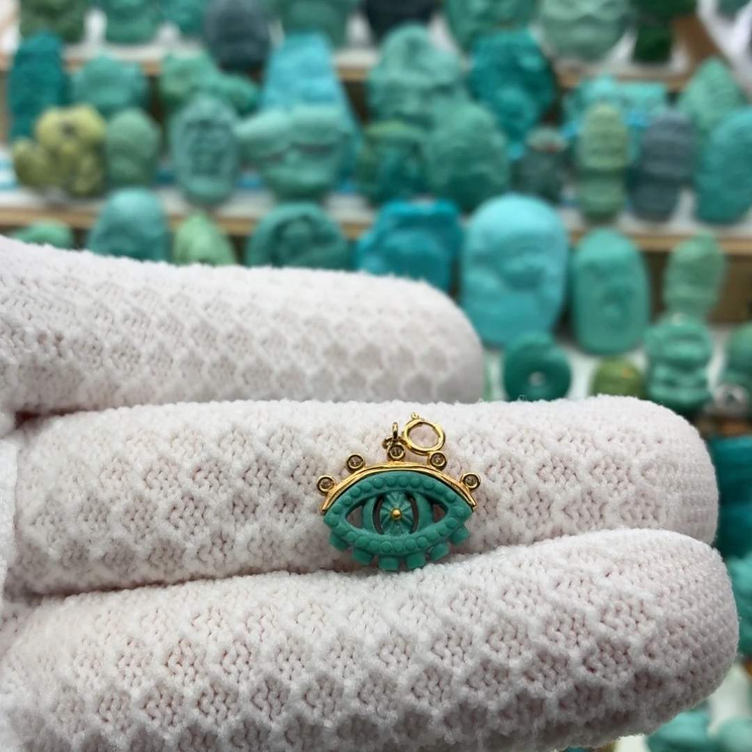 用***8定制绿松石未镶嵌