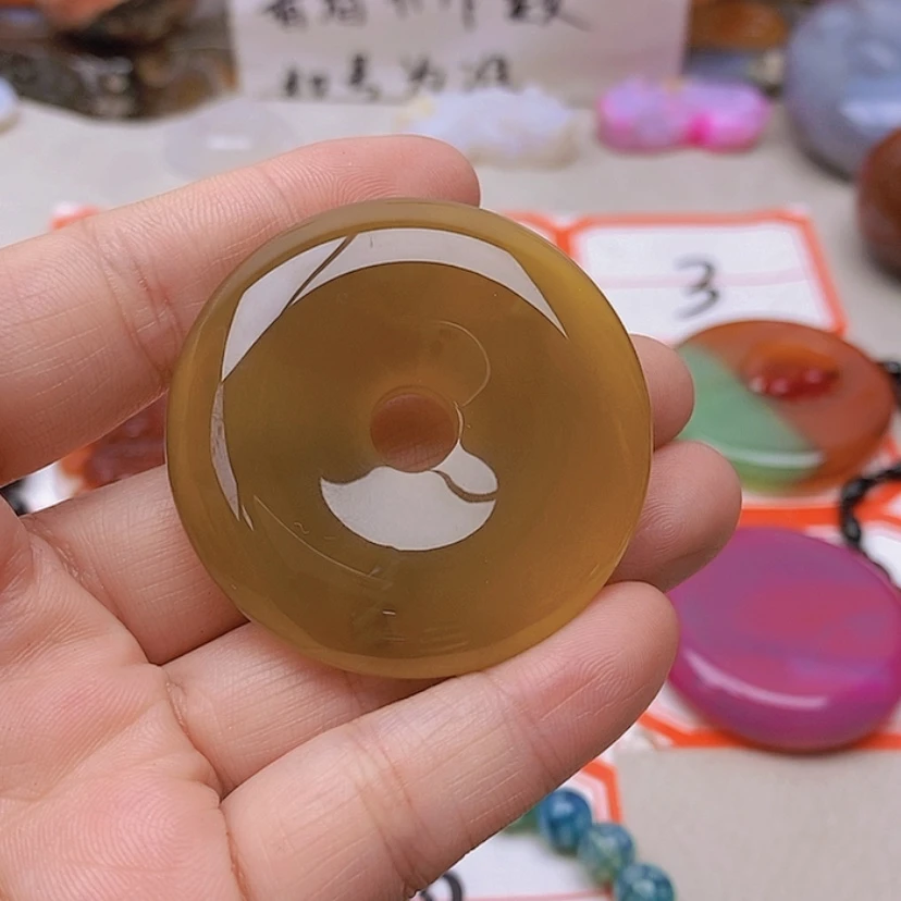 【闪购商品】未镶嵌玛瑙/玉髓珠宝半成品蔡*