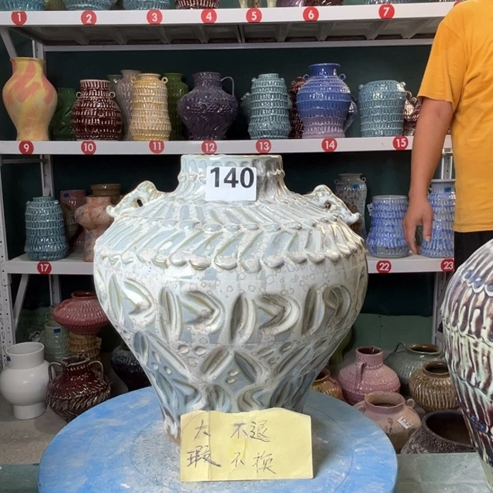 景德镇陶瓷花盆花器140