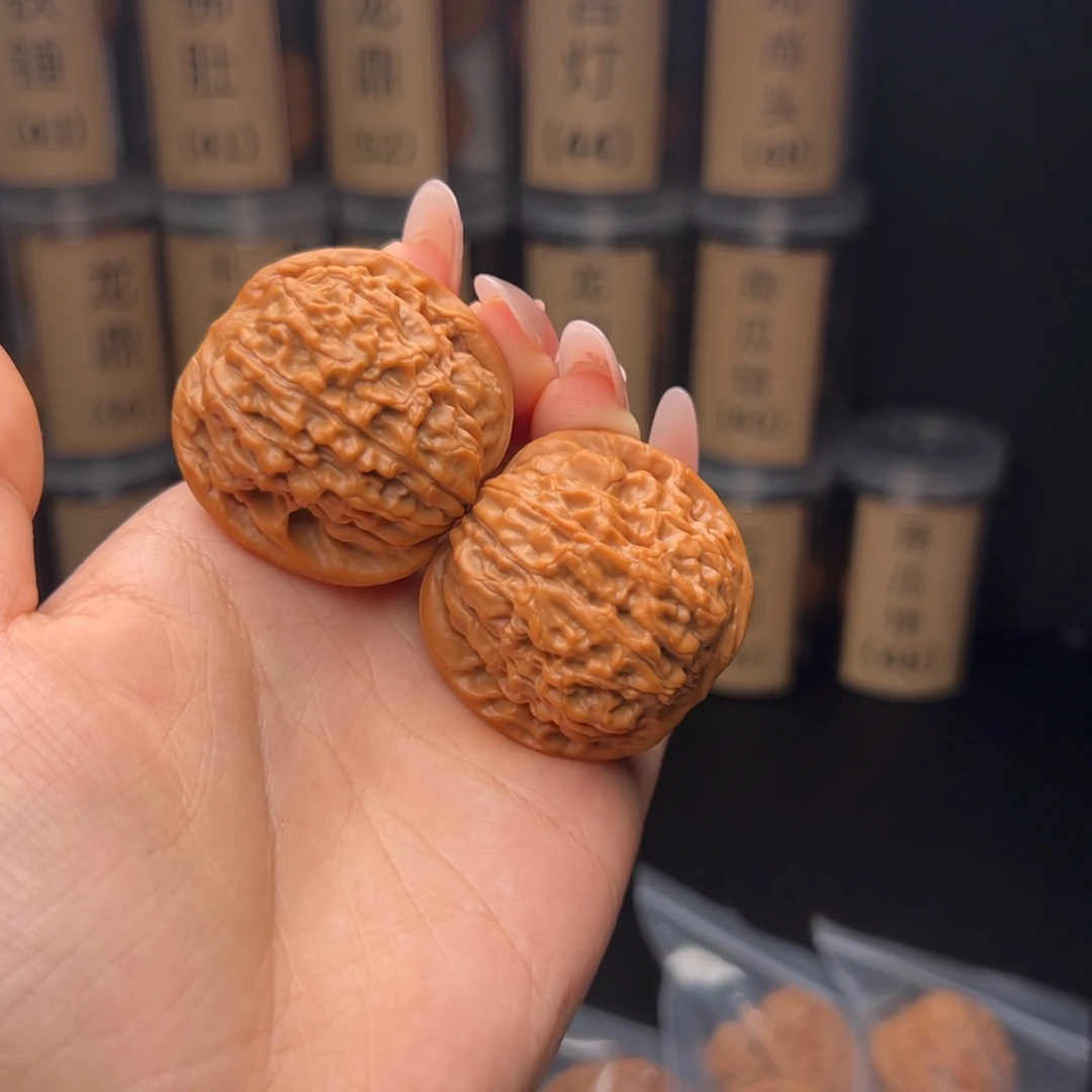 X***待吊坠文玩核桃莲花