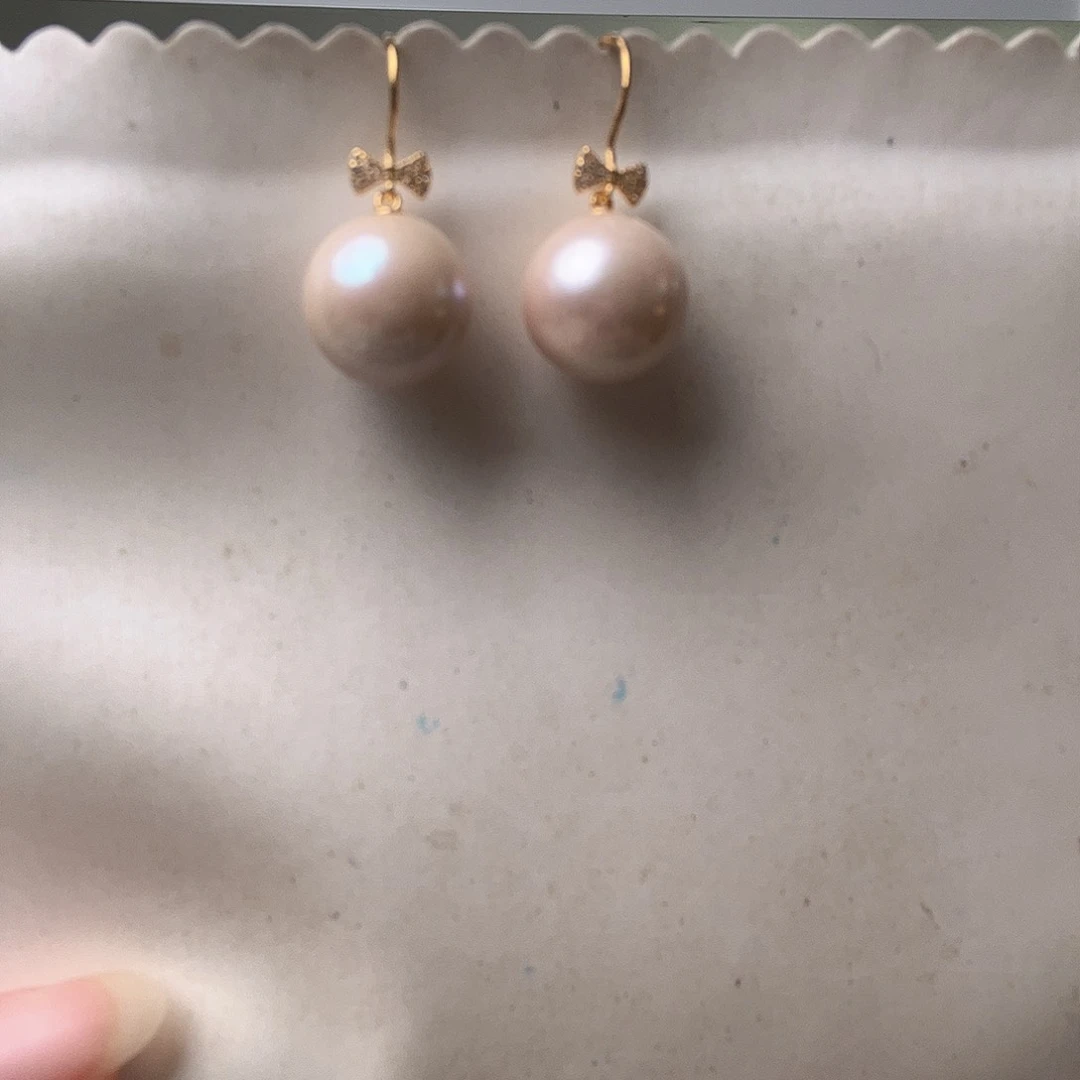 未镶嵌淡水珍珠耳饰