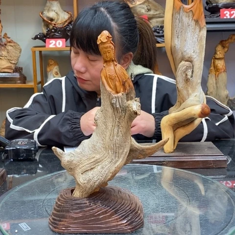 柏木（崖柏）太行崖柏陈化料摆件