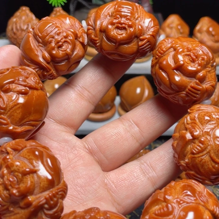 橄榄核手串/手链横财手持一条3.2左右