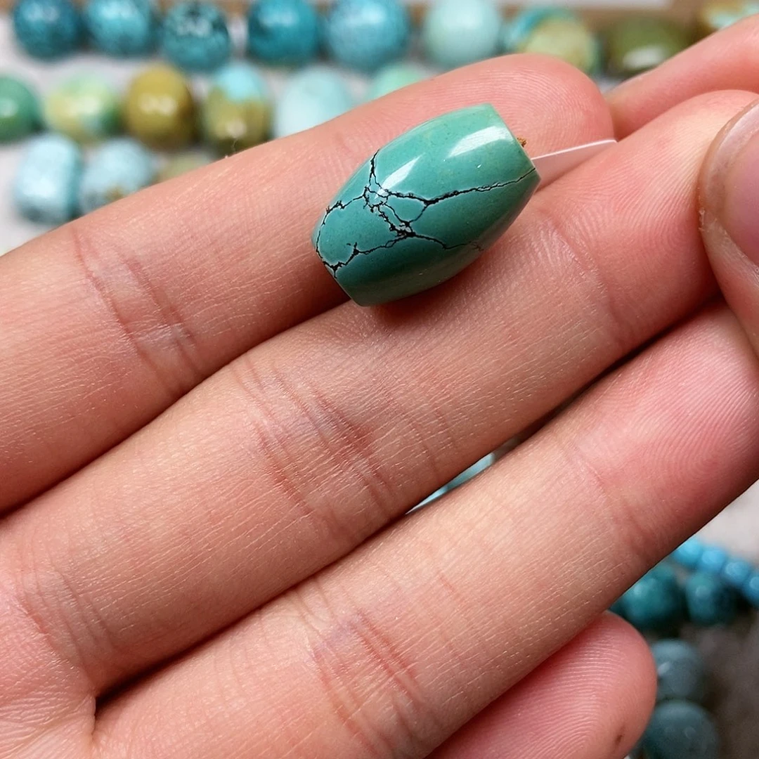 未镶嵌绿松石珠宝半成品