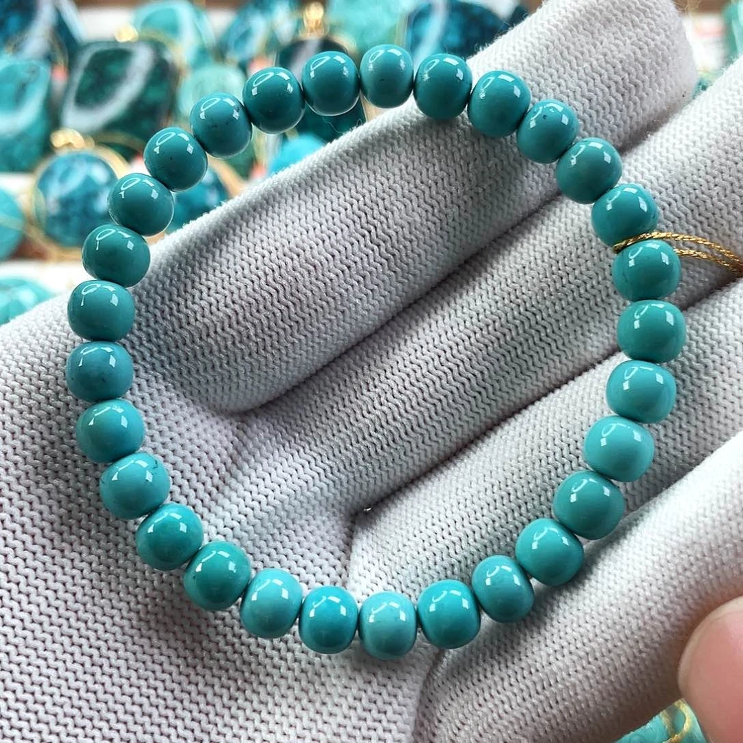 绿松石未镶嵌车挂