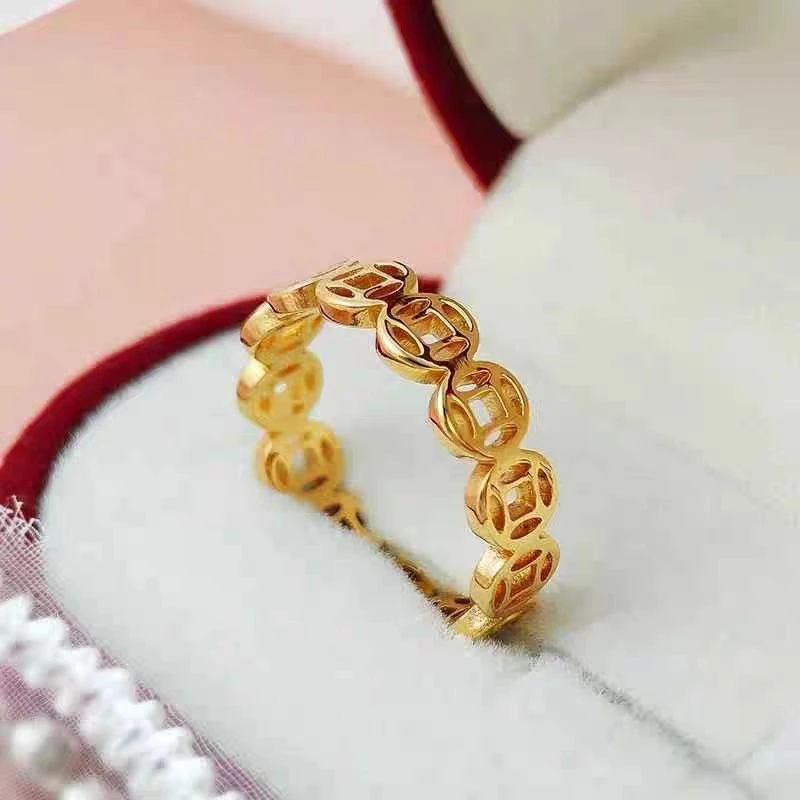 【520限定款】钱串子戒指轻奢高级感正品铜钱多多指环女款首饰