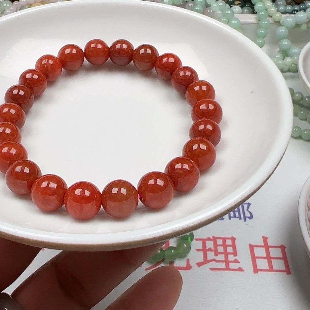 翡翠手链未镶嵌努***机货主老华
