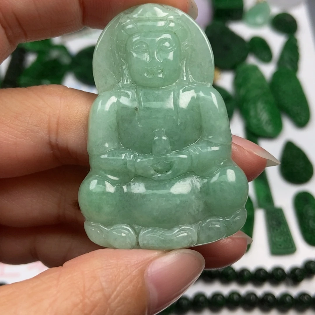 翡翠未镶嵌颈饰翡翠