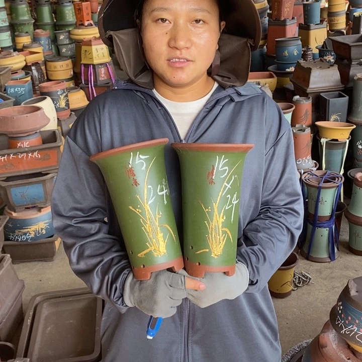 紫砂花盆盆栽花卉苗木种植