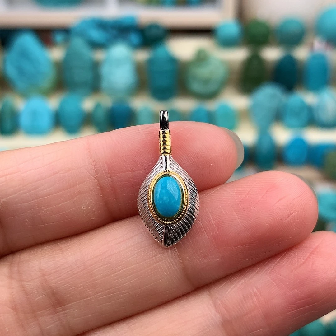 未镶嵌绿松石珠宝奇石