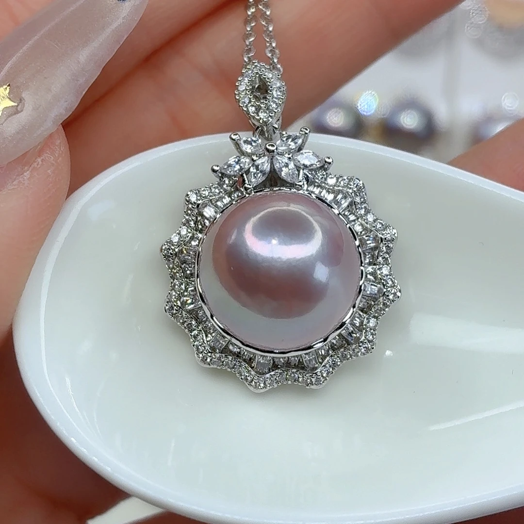 合金颈饰淡水珍珠