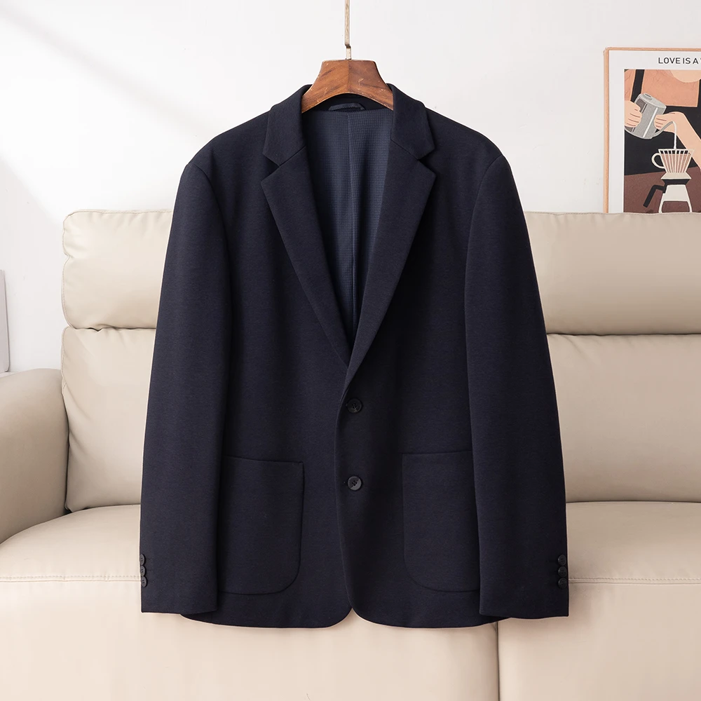 H3W138撤柜款！空气层面料！简约西装男春秋休闲西服加厚纯色外套潮