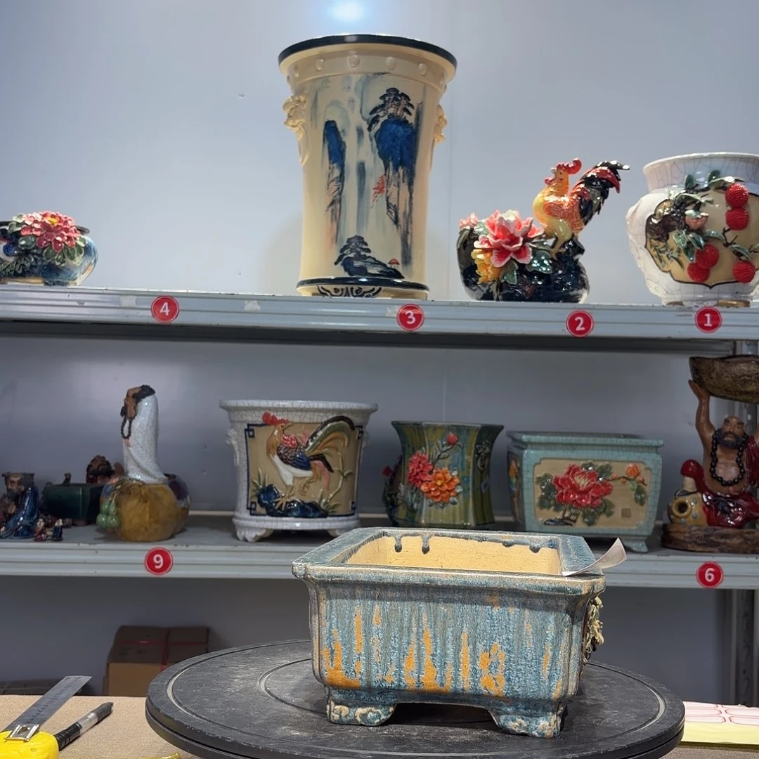 茶***客精品石湾花盆高端大气