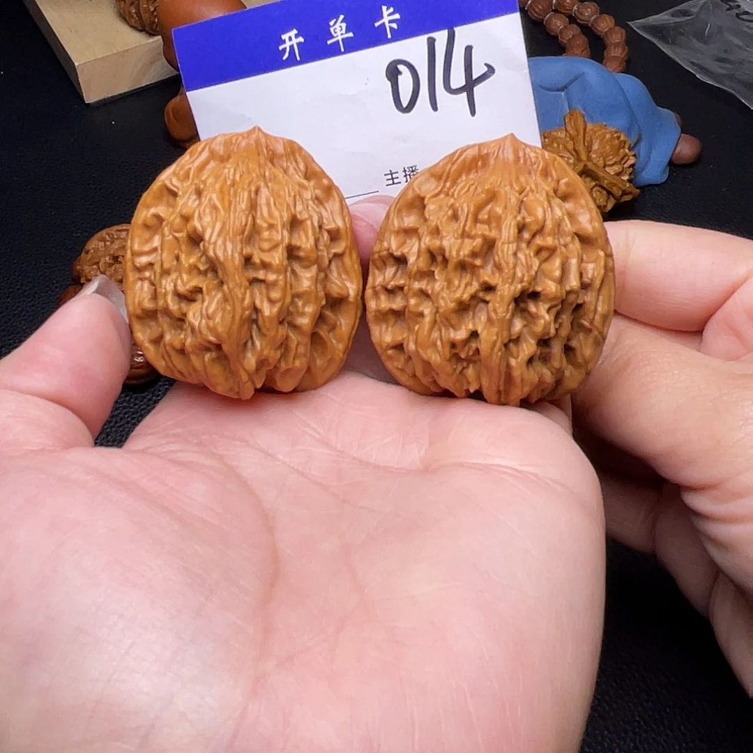 文玩核桃吊坠文玩核桃麦穗虎头全品41n