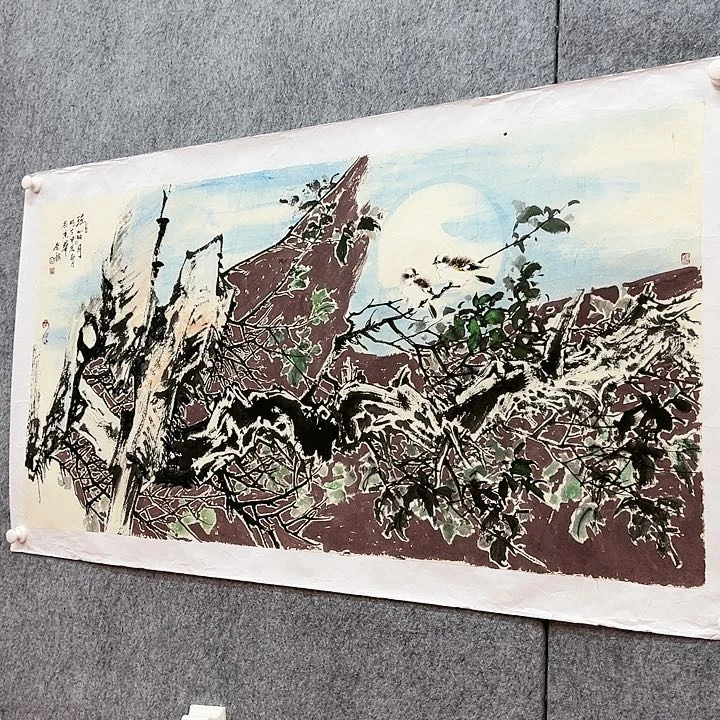 国画书画作品多次