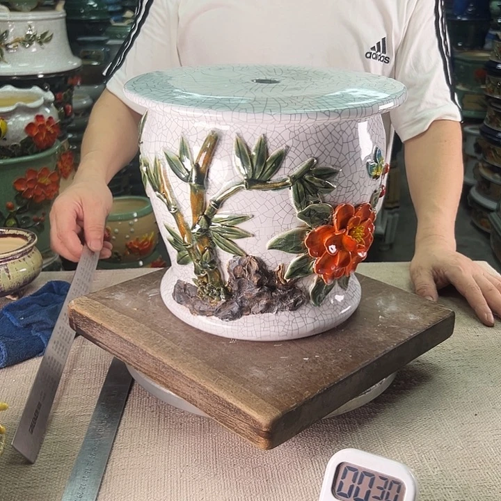 泳坤堂石湾盆微瑕