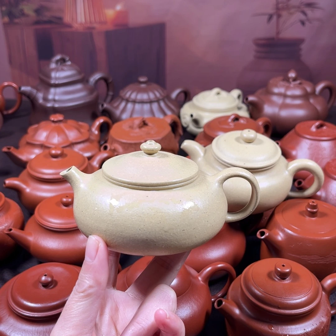 茶壶紫砂5*2原矿本绿160毫升