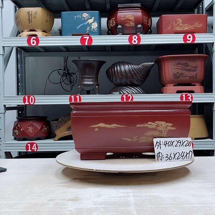 紫砂花盆紫砂花盆