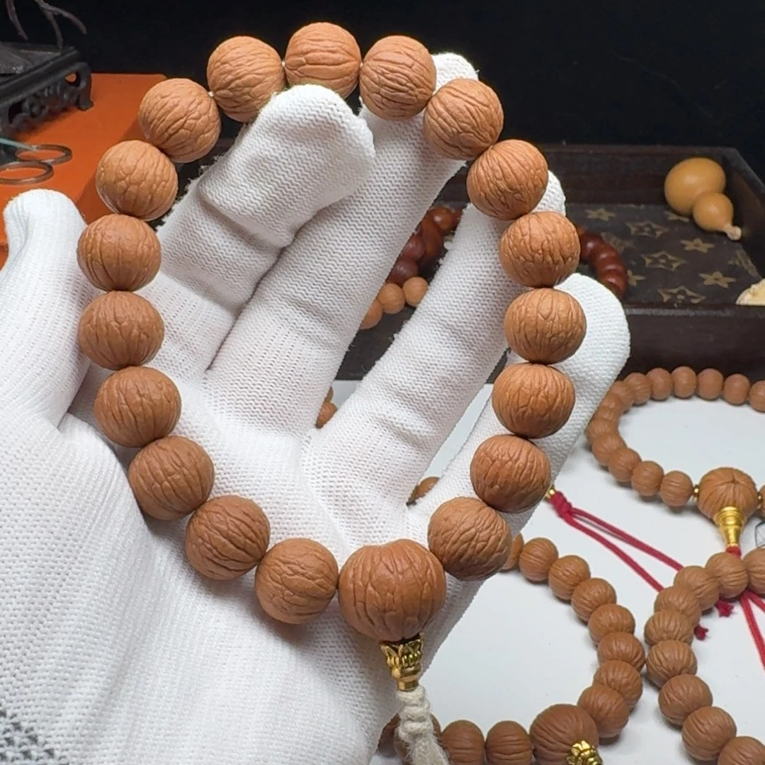 猴头核桃手串13.9三围同尺磨盘凤羽