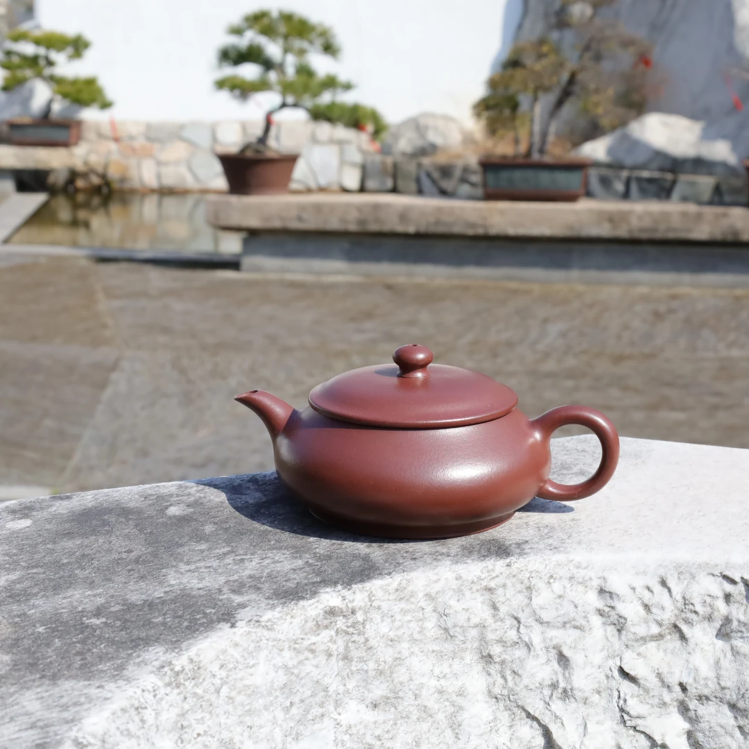 【龙德好料】龙德堂 范文技《云鹤》 原矿紫泥紫砂壶  约170ml