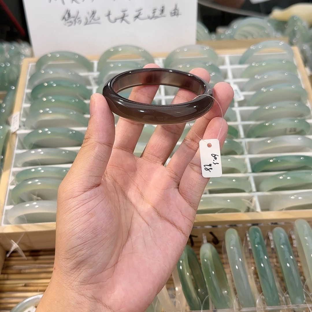 手镯玛瑙/玉髓未镶嵌圈口60.3