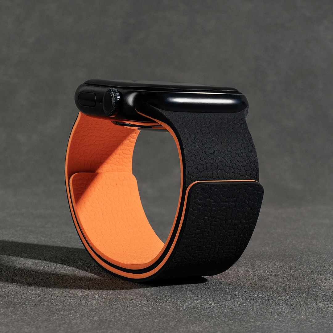 适用苹果S10手表iwatch10表带applewatch9磁吸SE8/7双色硅胶6新款