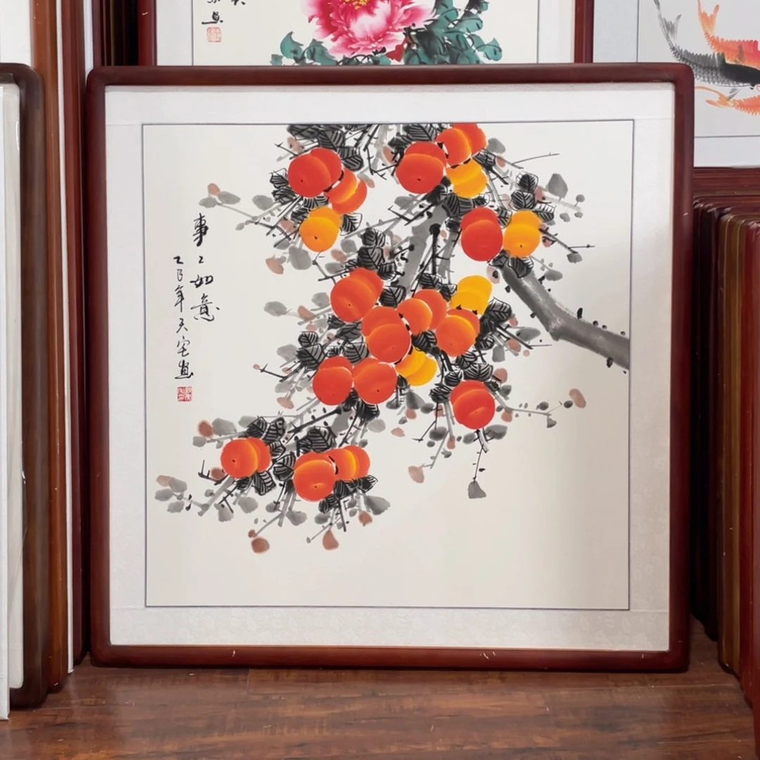 国画带框尺寸83*83厘米