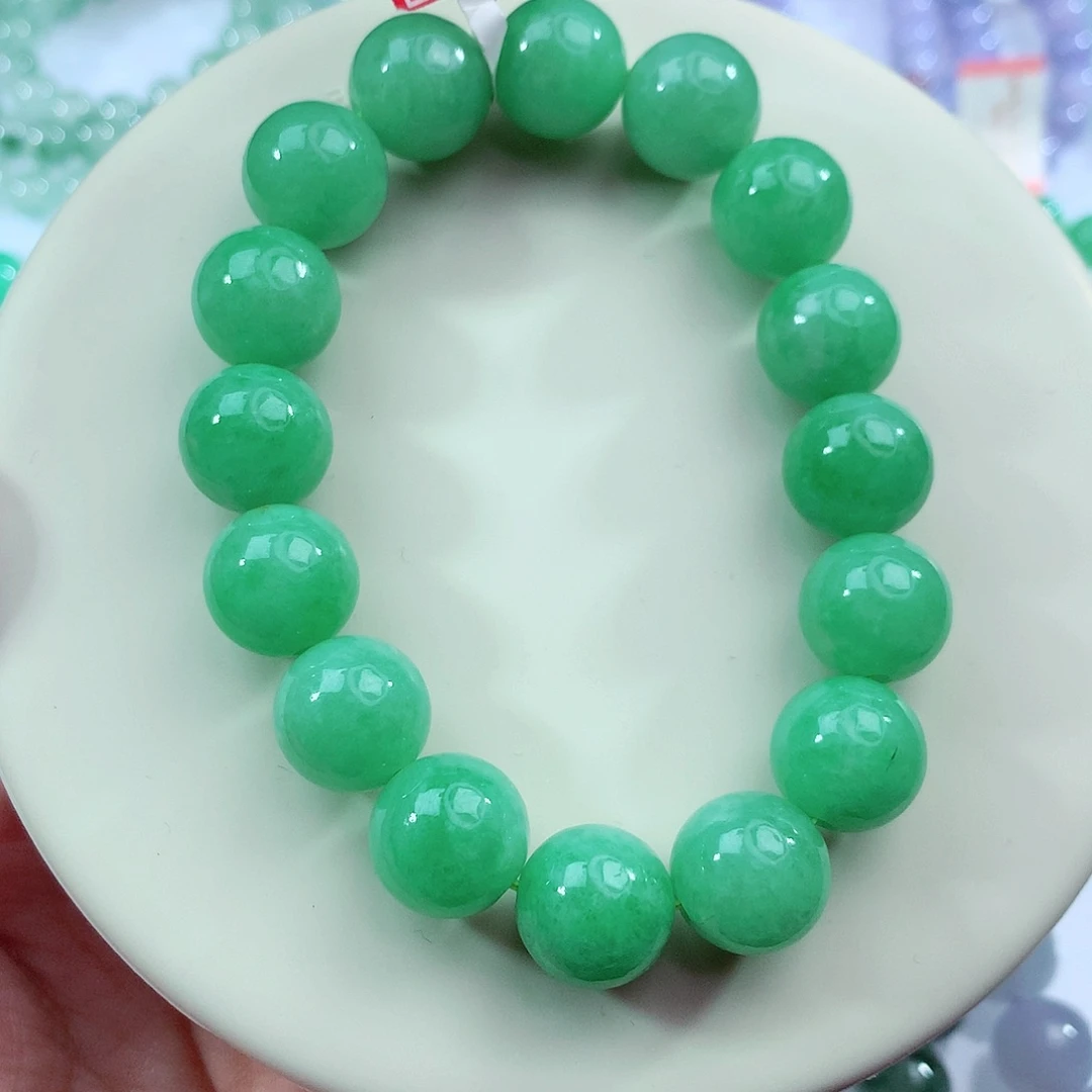 翡翠未镶嵌手链卡12.8