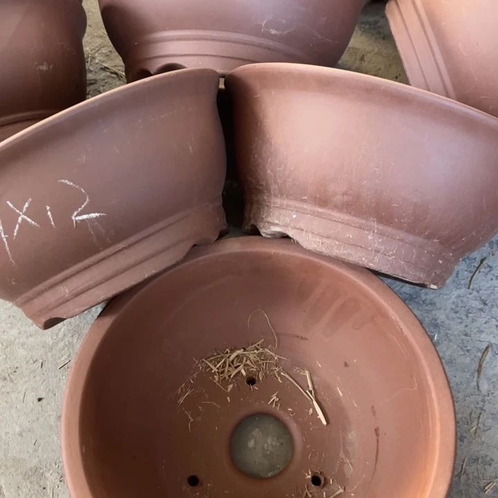 紫砂花盆100-6。