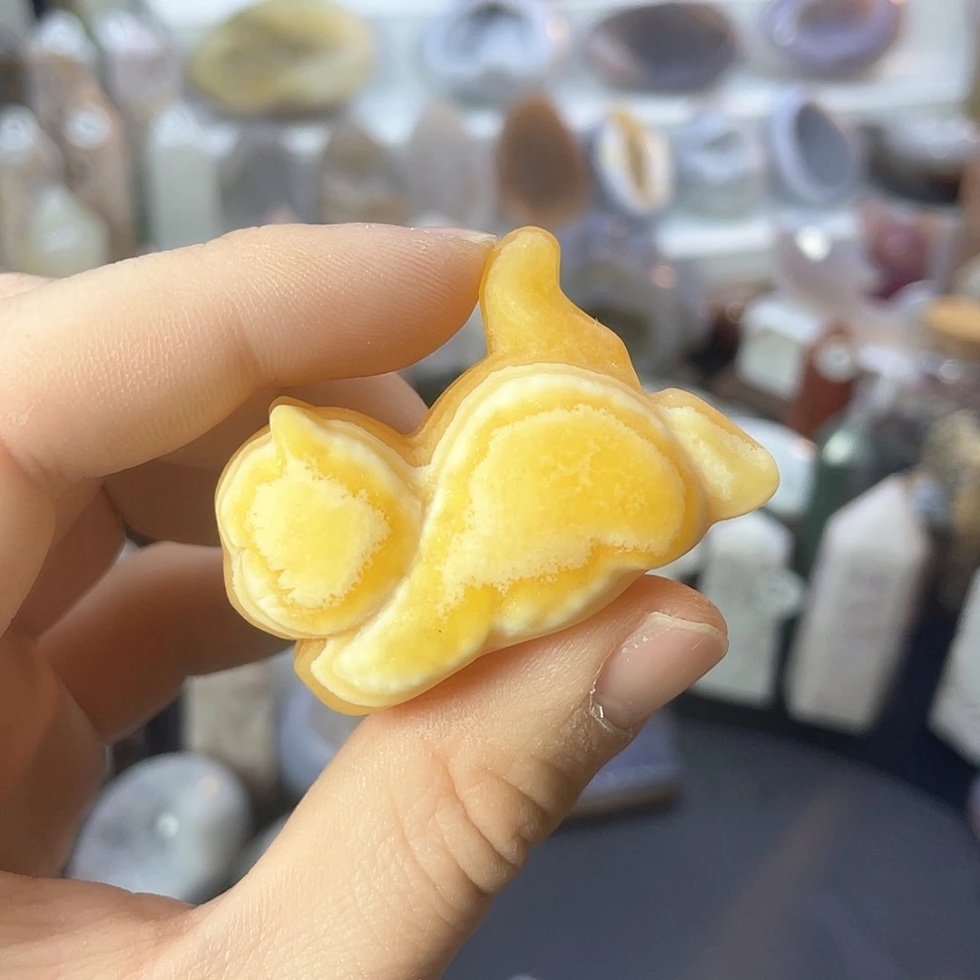 水晶维纳斯小橘猫未镶嵌l****?