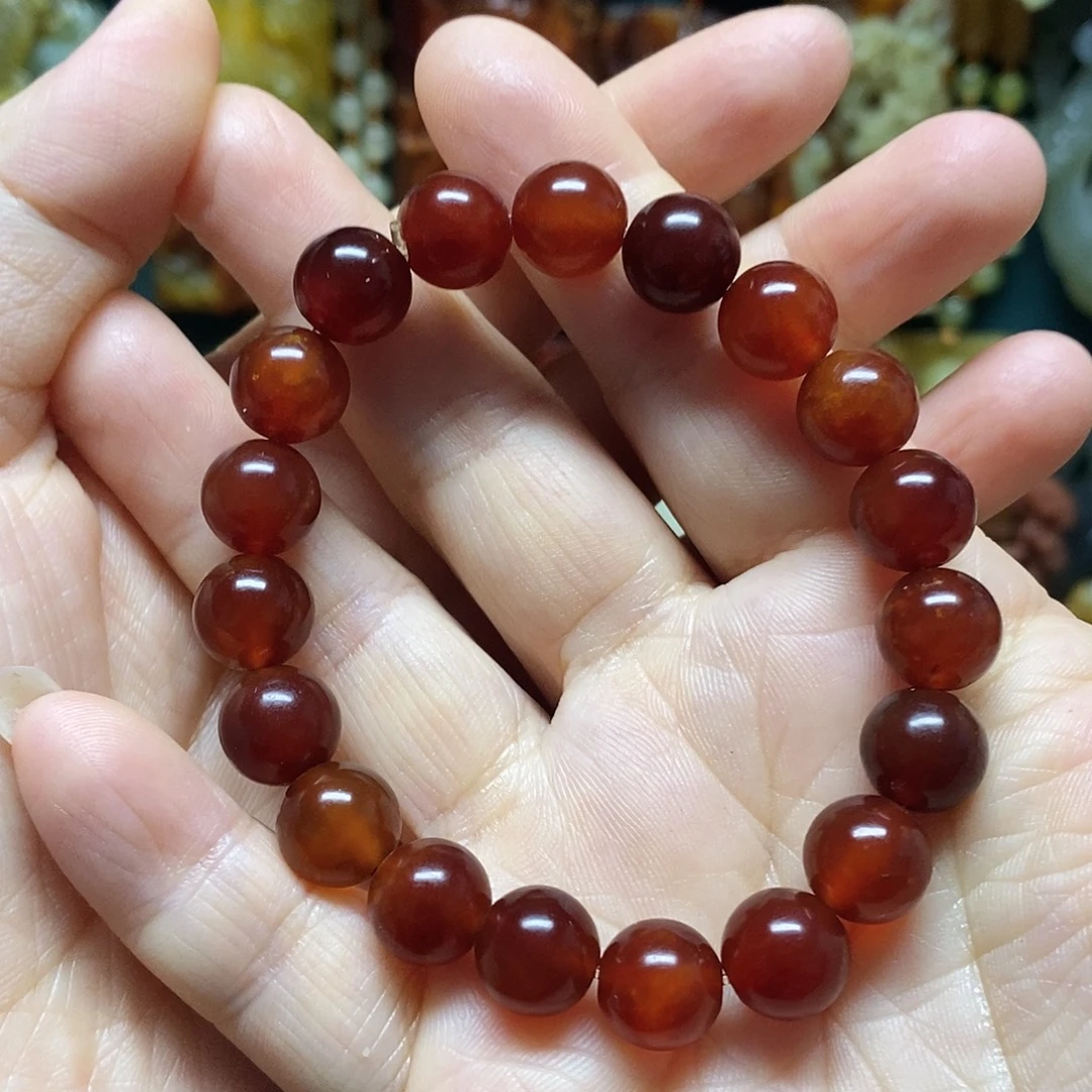 蛇纹石玉未镶嵌手链