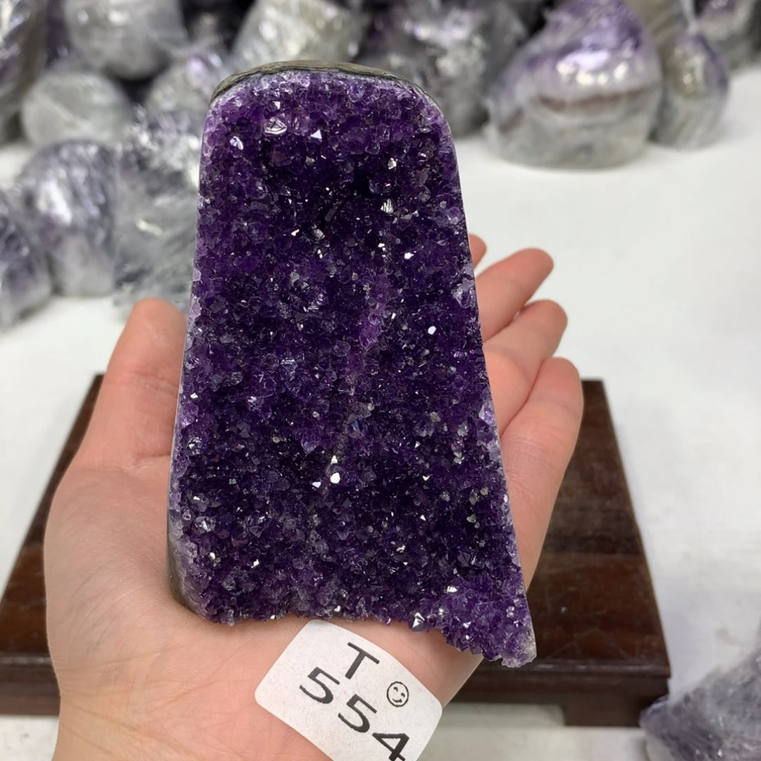 紫晶摆件未镶嵌水晶