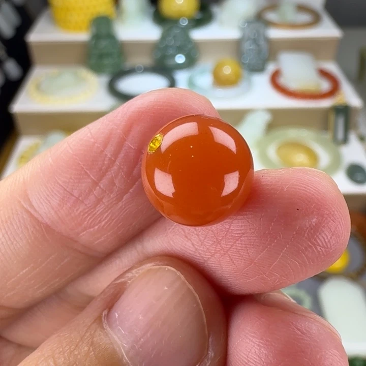 z***g未镶嵌手链南红玛瑙南红单珠