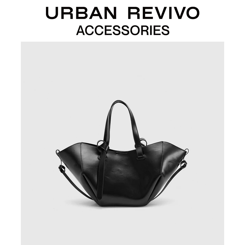 URBAN REVIVO2025秋季新款女士通勤托特手提单肩包UAYB50035