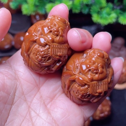 【闪购商品】手串/手链橄榄核35左右龙财手球