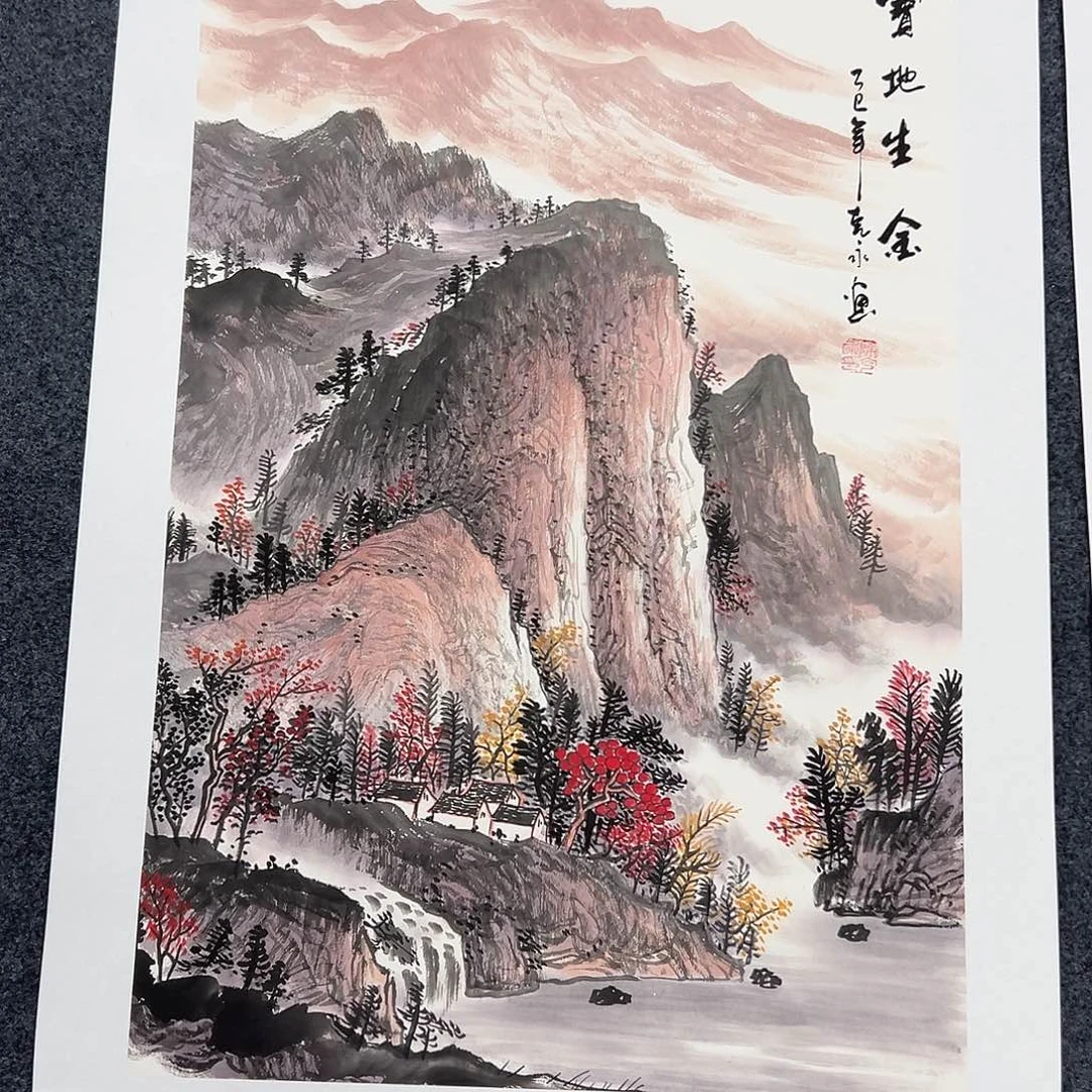 国画手绘国画大捡漏