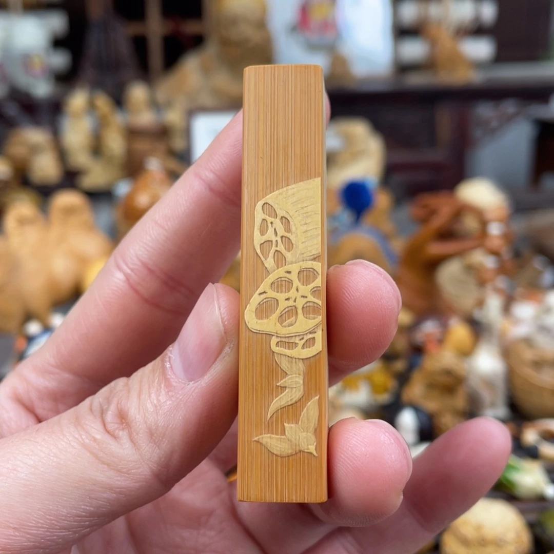 木方颜竹木艺术把件