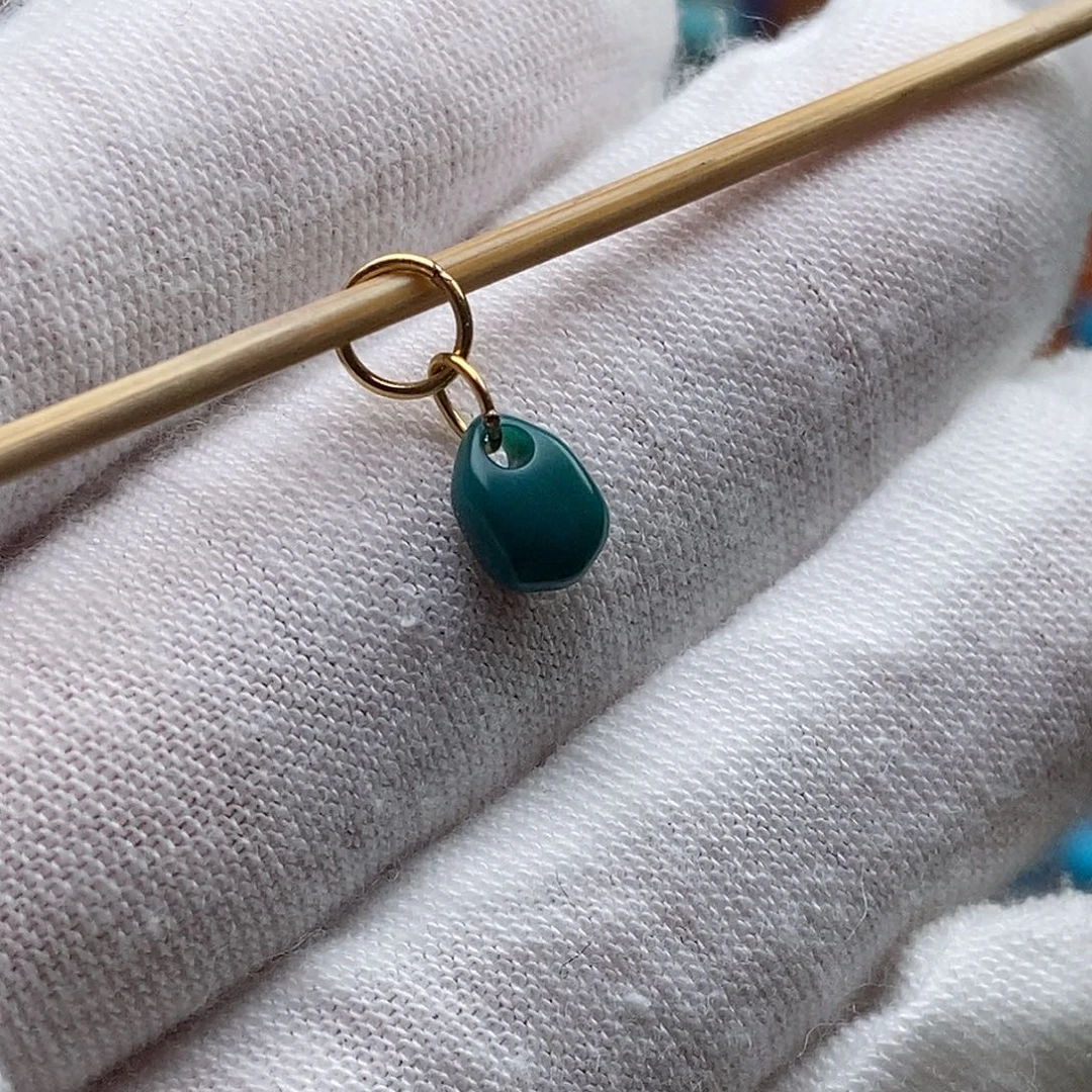 绿松石18K金镶嵌绿松石配饰