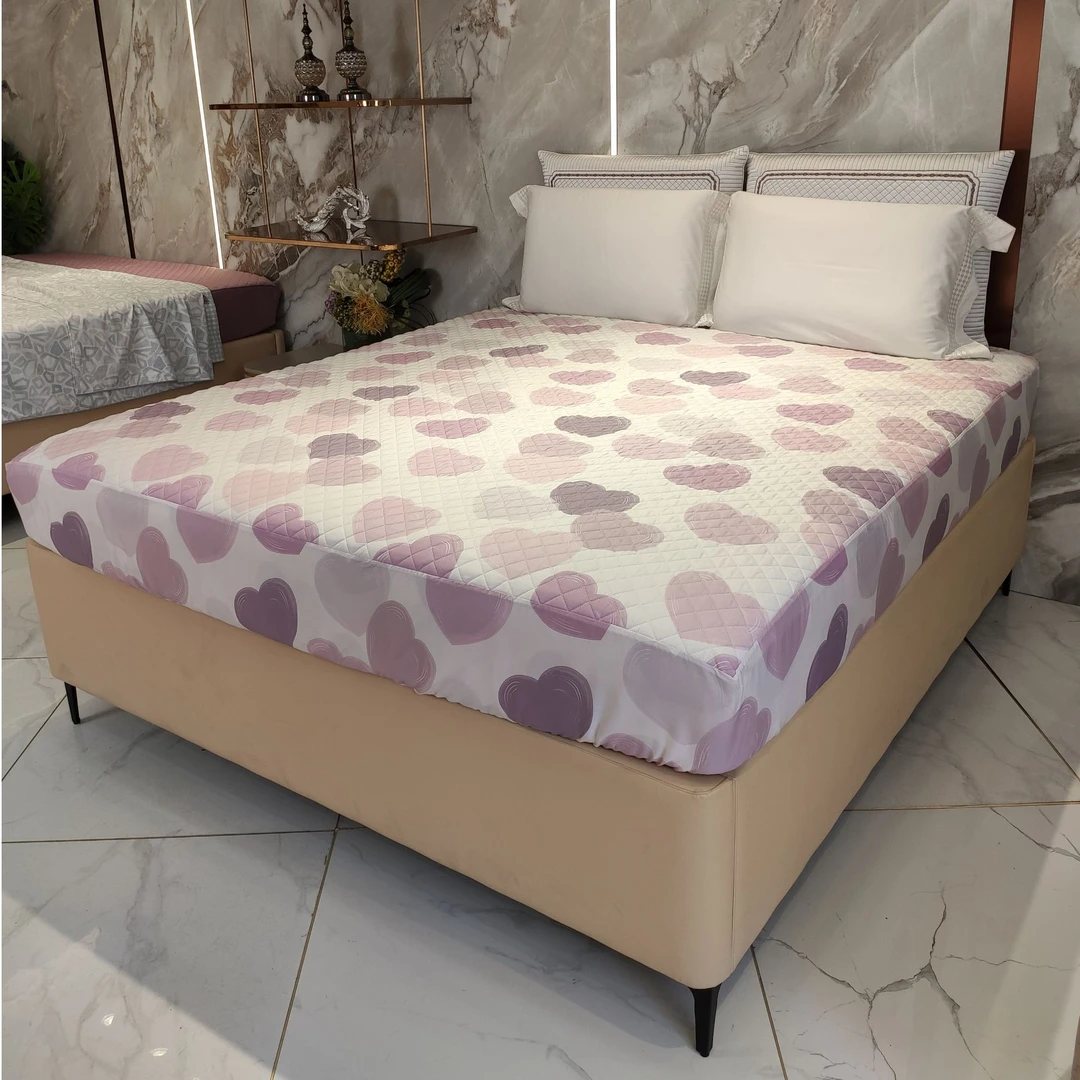 泰象牌天丝棉印花床笠简约轻奢柔软丝滑透气优质新疆棉亲肤床笠