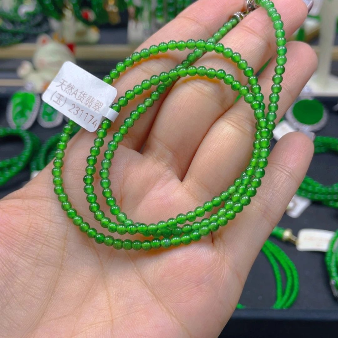 颈饰未镶嵌翡翠项链3